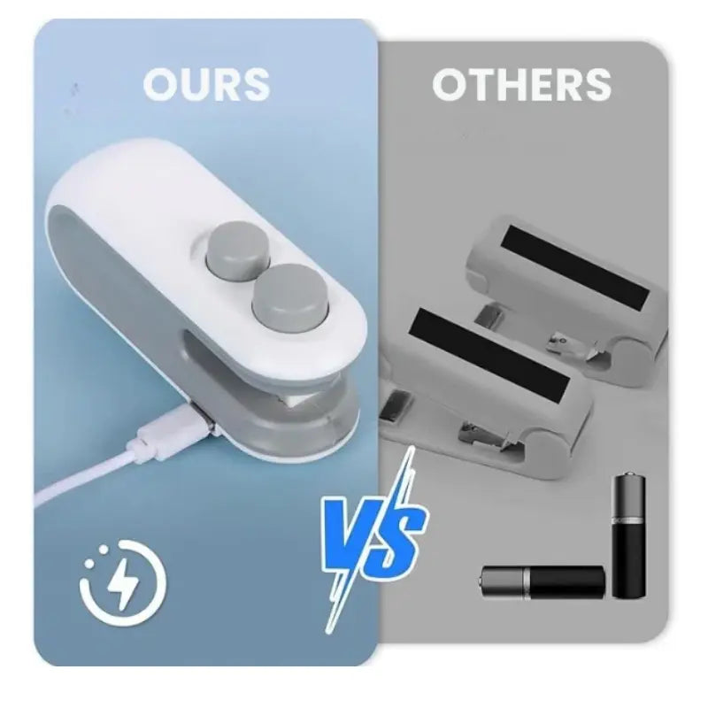 PureSeal Pro™ – Rechargeable Airtight Mini Sealer | No Preheating