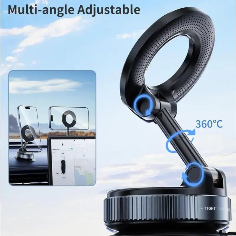 FlexiMag™ 360° Magnetic Phone Stand | Works with  All Phones & Cases