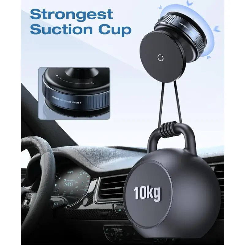 FlexiMag™ 360° Magnetic Phone Stand | Works with  All Phones & Cases