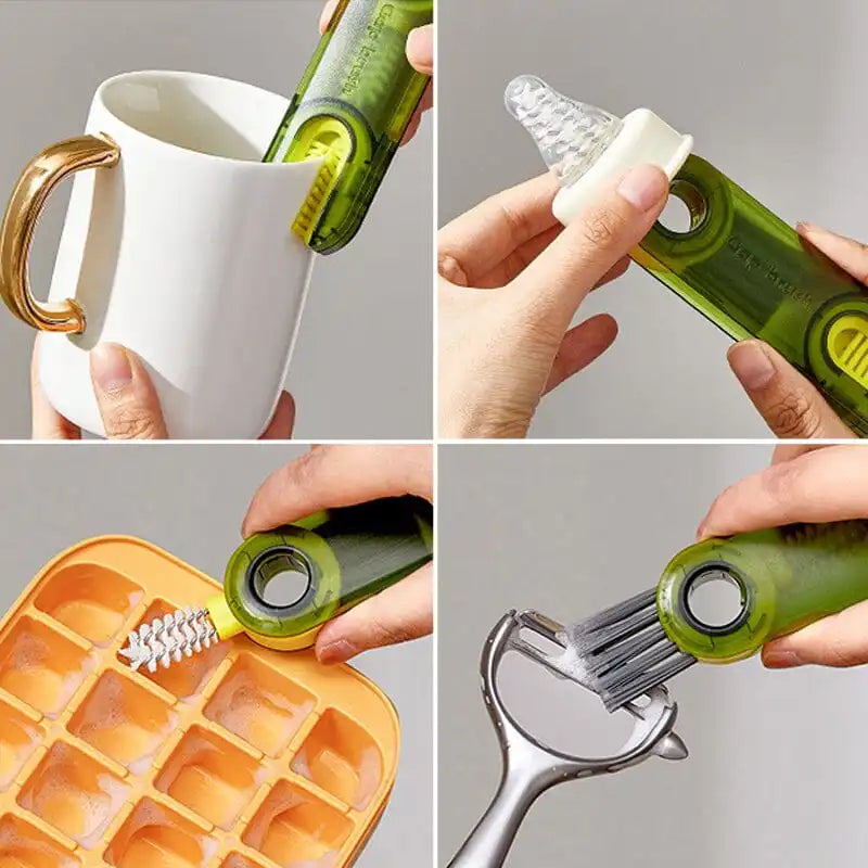 FlexiClean™ 3-in-1 Cleaning Brush