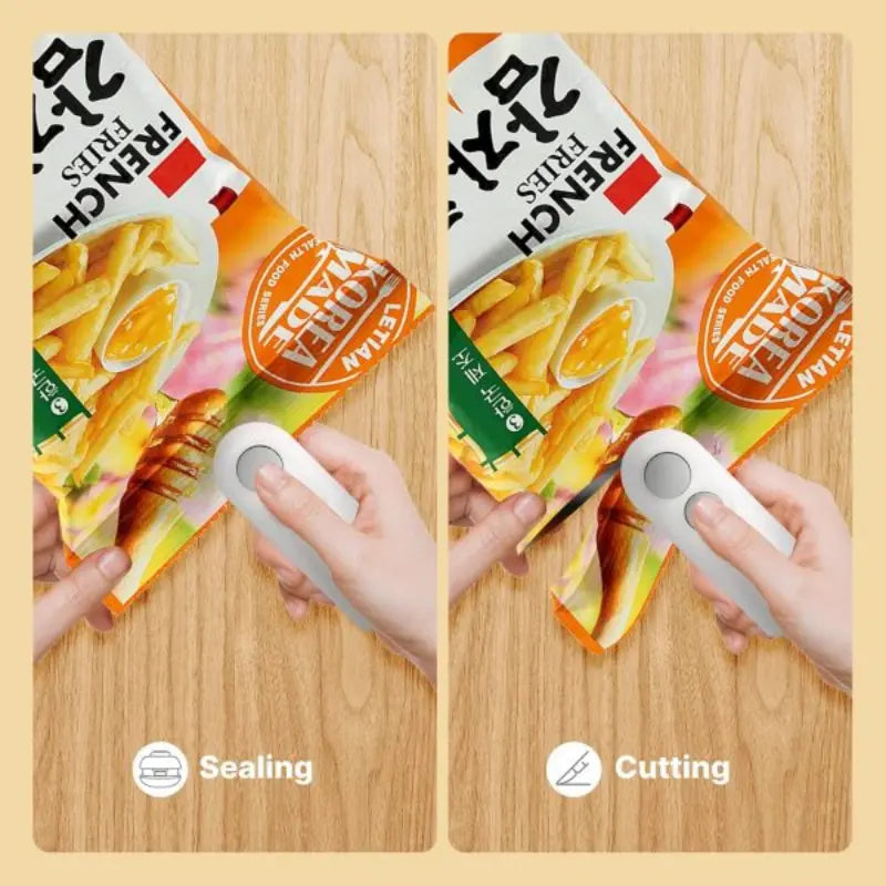 PureSeal Pro™ – Rechargeable Airtight Mini Sealer | No Preheating